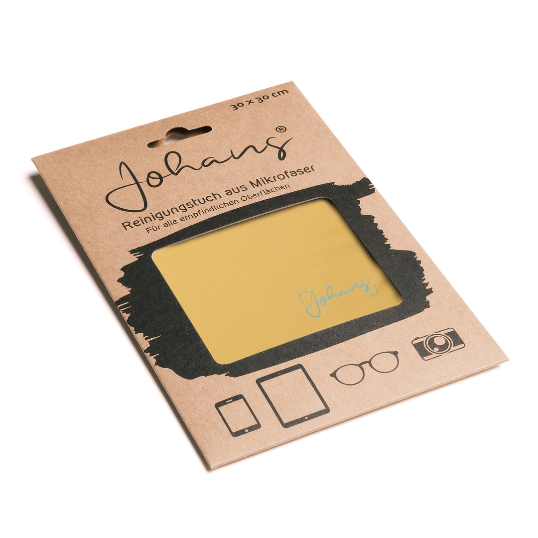 Brillen- und Displaytuch "Gelb"
