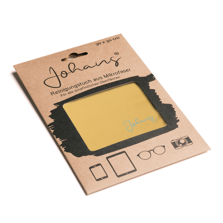 Brillen- und Displaytuch "Gelb"