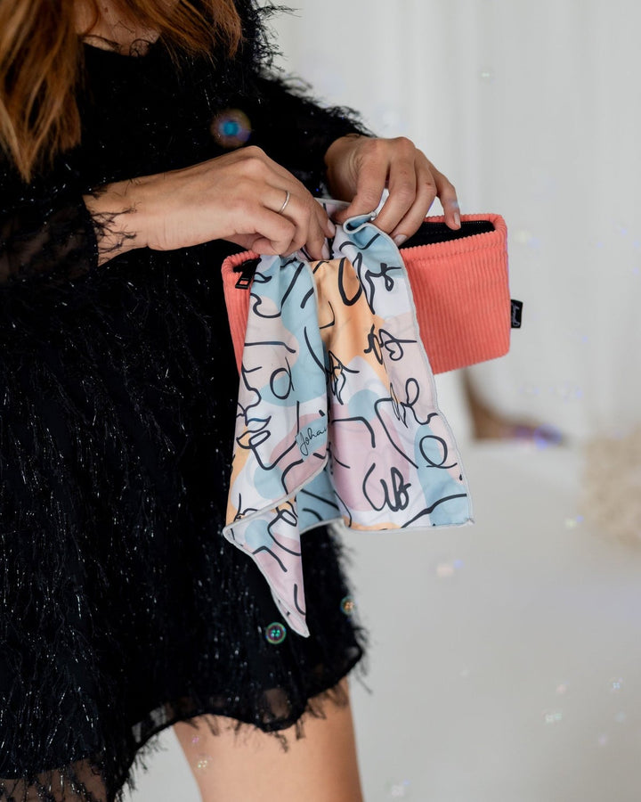 Brillen- und Displaytuch "Faces"