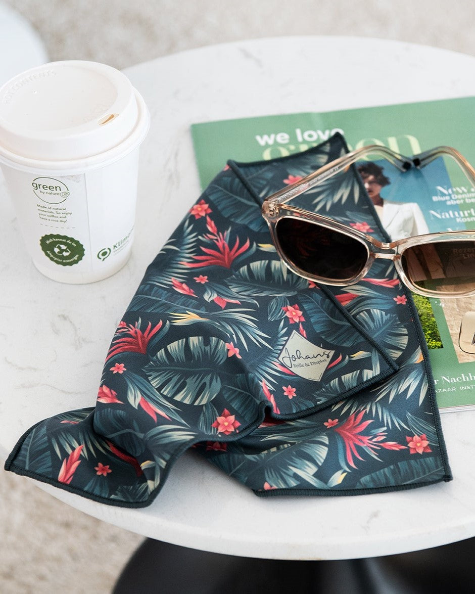 Brillen- und Displaytuch "Tropical"