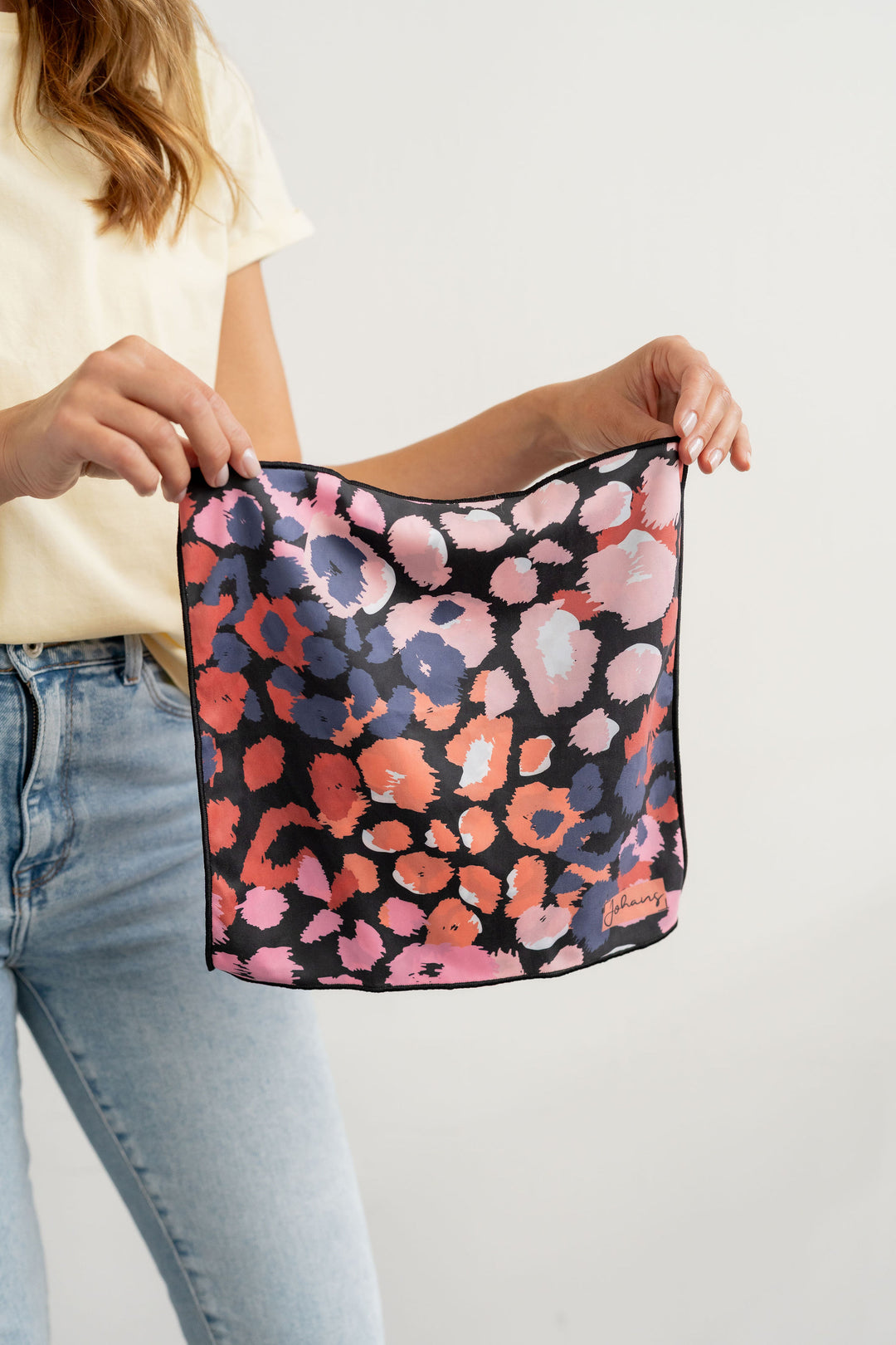 Brillen- und Displaytuch "Pink cheetah"