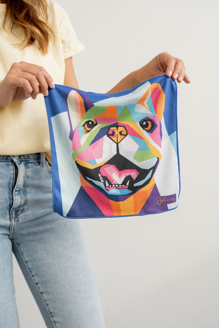 Brillen- und Displaytuch "Bulldog"