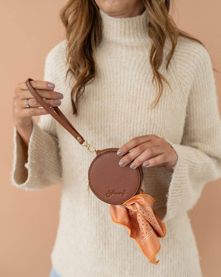 Leder Wallet - braun