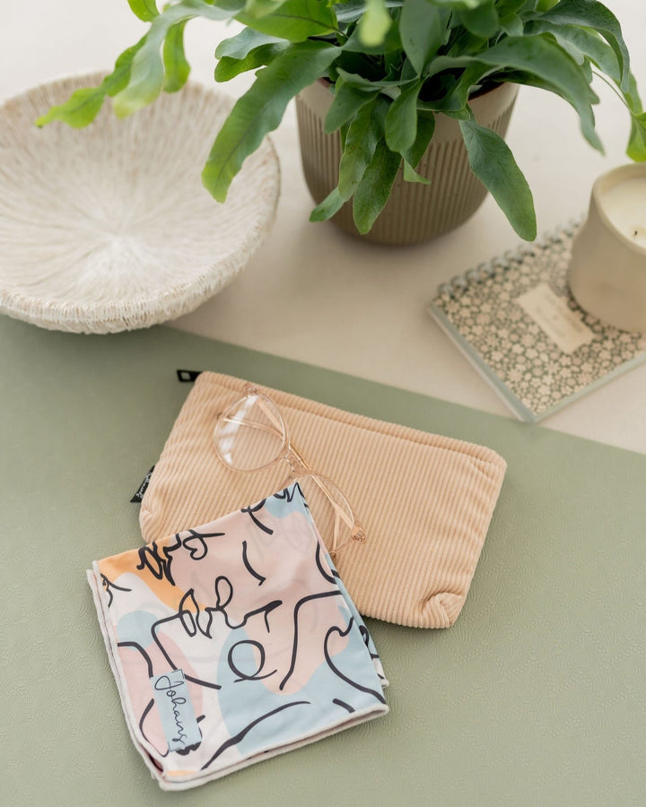 Brillen- und Displaytuch "Faces"