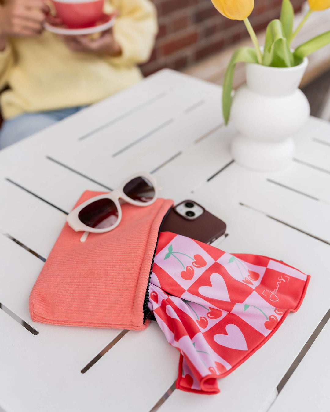 Aufbewahrungs Etui "Coral Red"