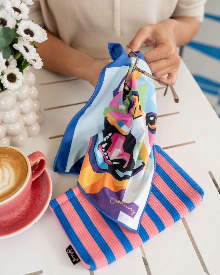 Brillen- und Displaytuch "Bulldog"