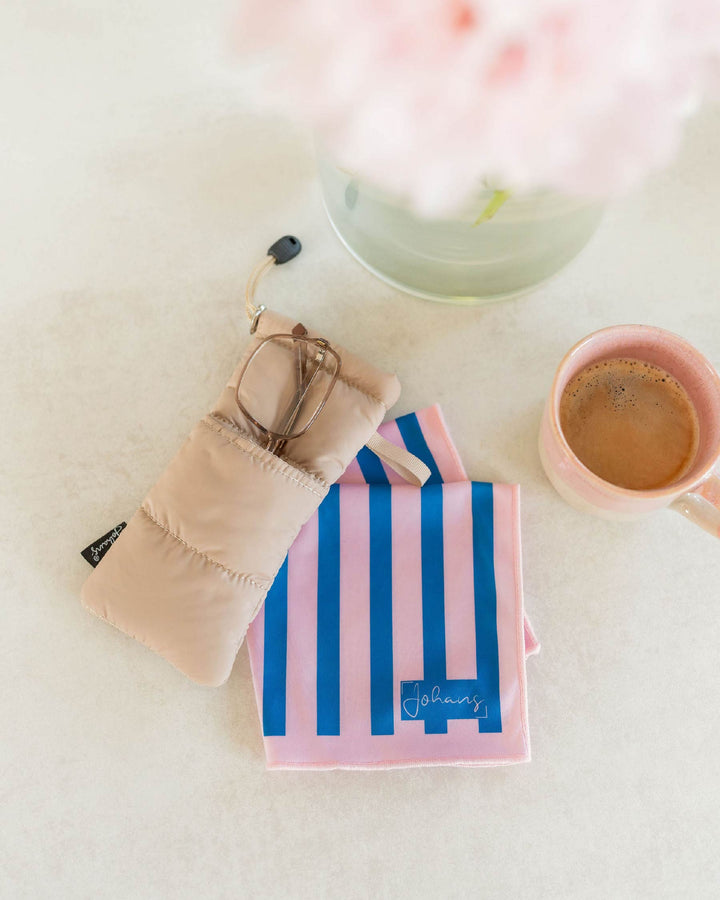 Brillenetui Puffy Bag "Beige"