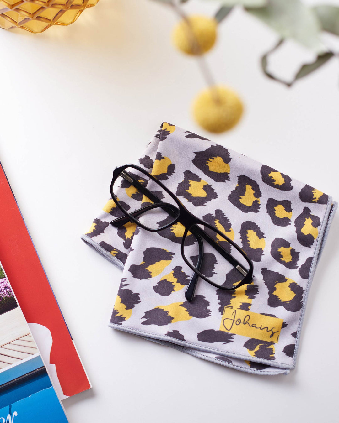Brillen- und Displaytuch "Leo Gelb"