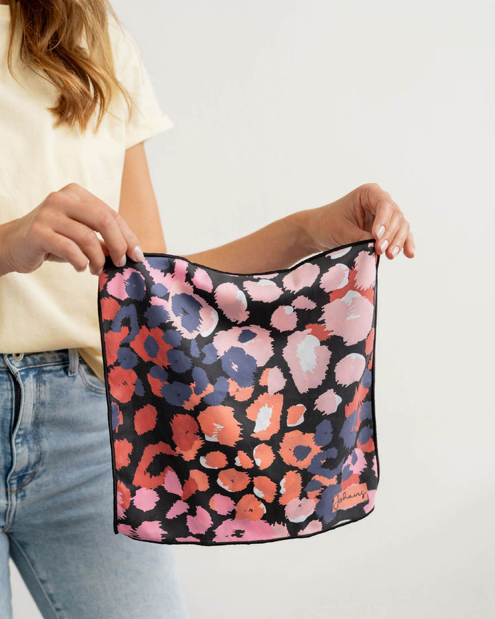 Brillen- und Displaytuch "Pink cheetah"