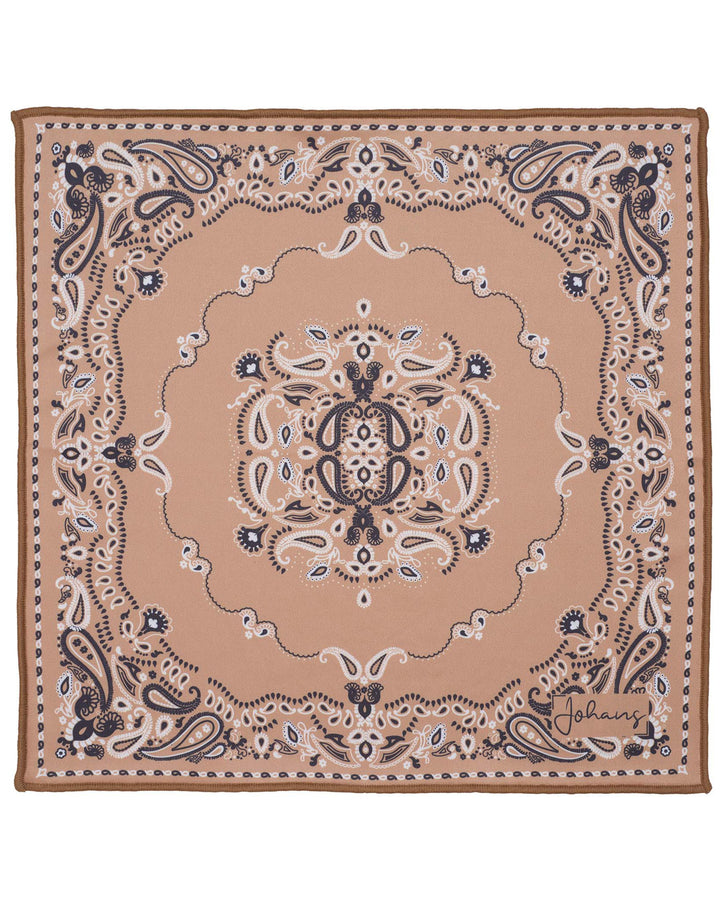 Brillen- und Displaytuch "Beige Bandana"