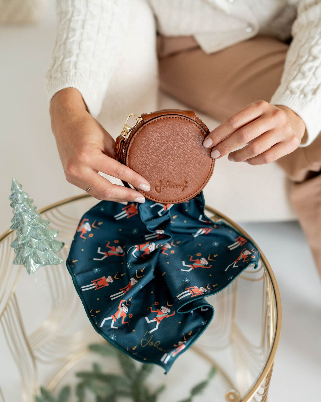 Leder Wallet - braun