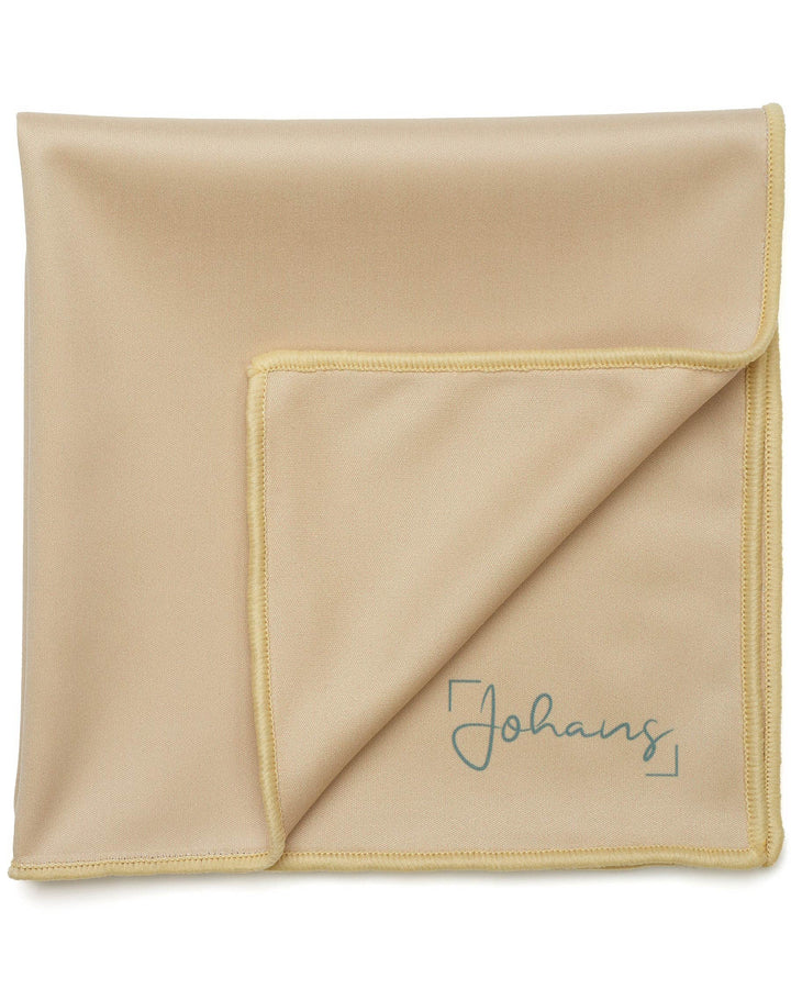 Brillen- und Displaytuch "Sandgelb"