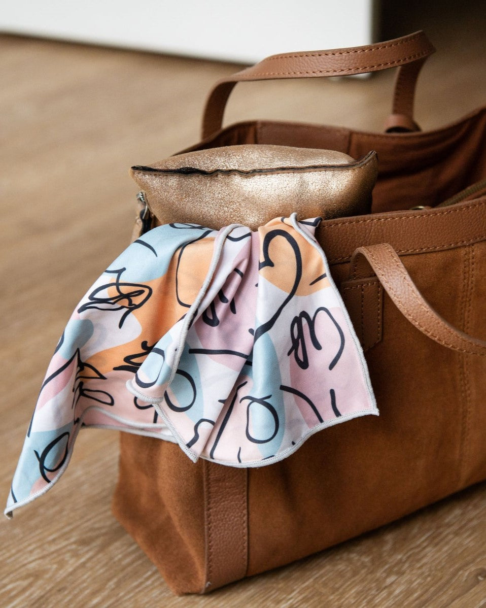 Brillen- und Displaytuch "Faces"