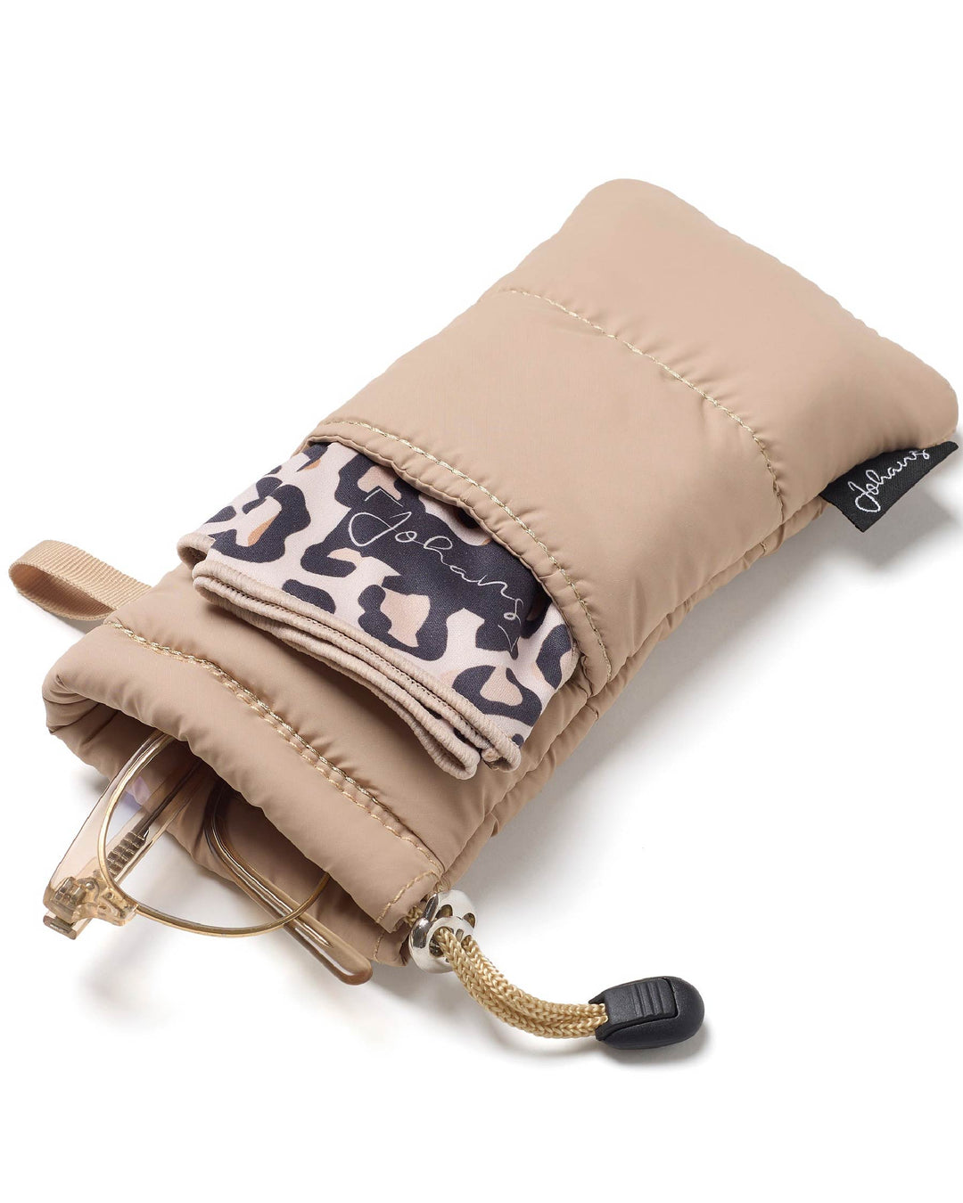 Brillenetui Puffy Bag "Beige"