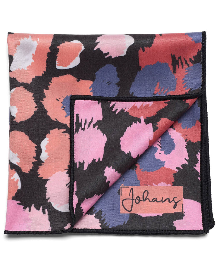 Brillen- und Displaytuch "Pink cheetah"