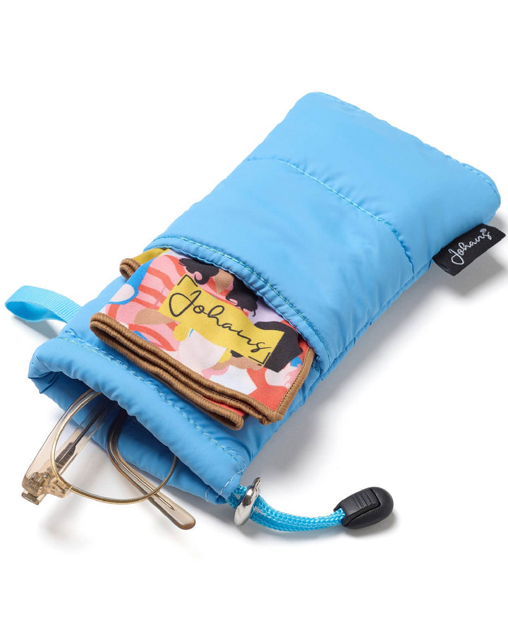 Brillenetui Puffy Bag "Blau"