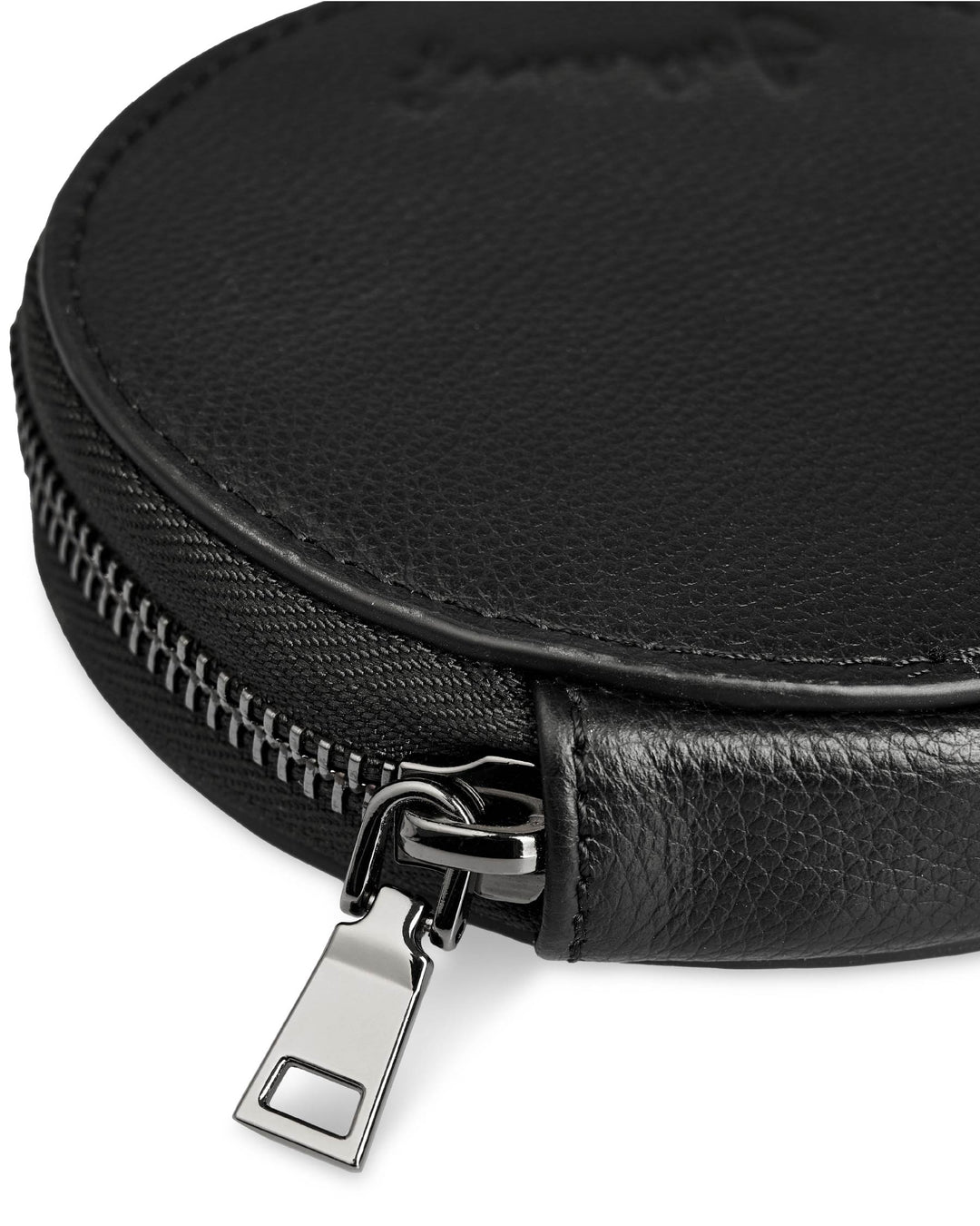 Leder Wallet - schwarz
