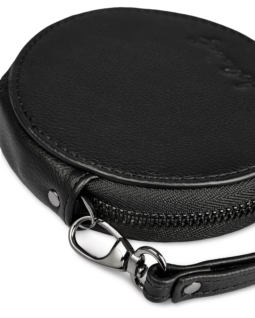 Leder Wallet - schwarz
