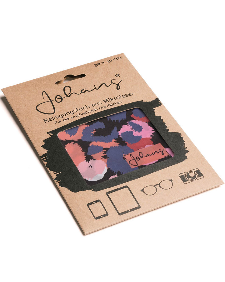 Brillen- und Displaytuch "Pink cheetah"