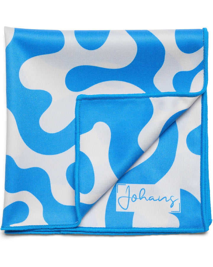 Brillen- und Displaytuch "Blue Swirl"