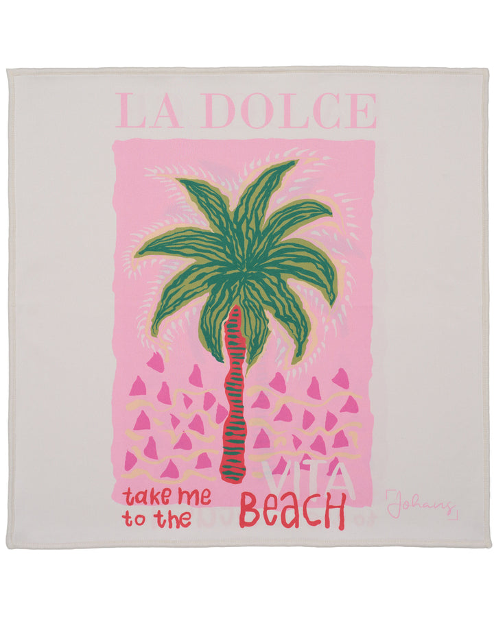 Brillen- und Displaytuch "Pinky Beach"