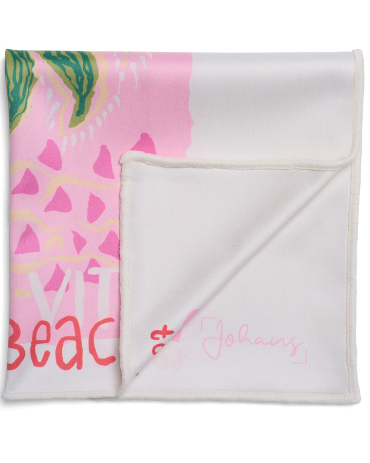 Brillen- und Displaytuch "Pinky Beach"