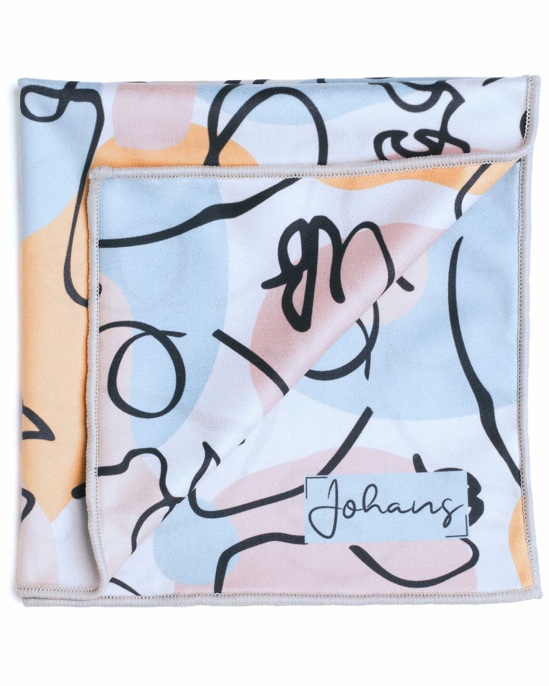 Brillen- und Displaytuch "Faces"