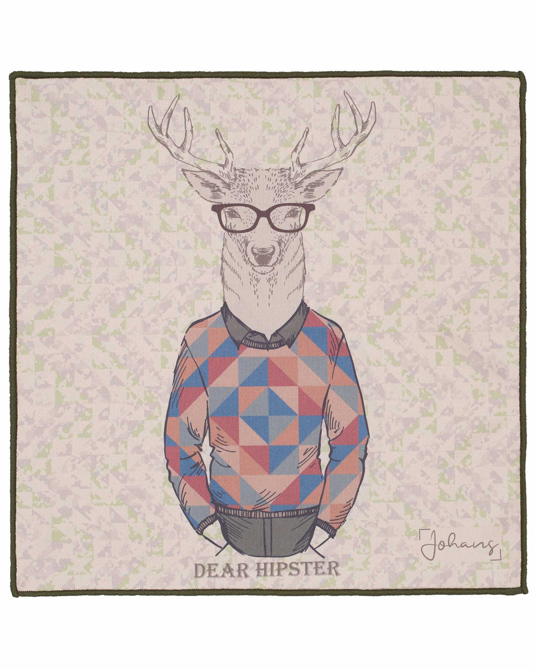 Brillen- und Displaytuch "Hipster"