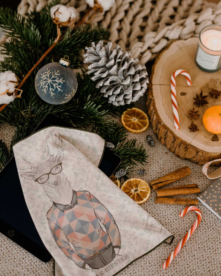 Brillen- und Displaytuch "Hipster"