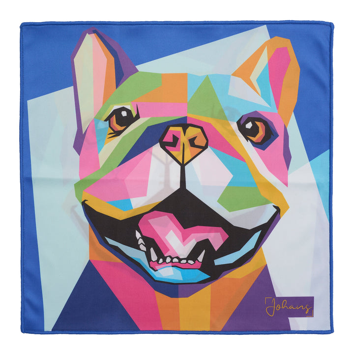 Brillen- und Displaytuch "Bulldog"