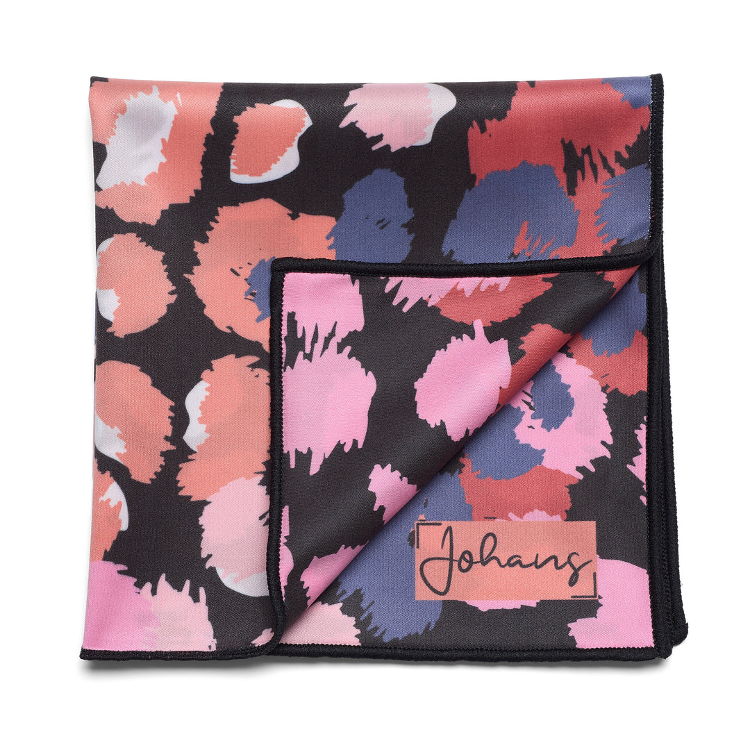 Brillen- und Displaytuch "Pink cheetah"