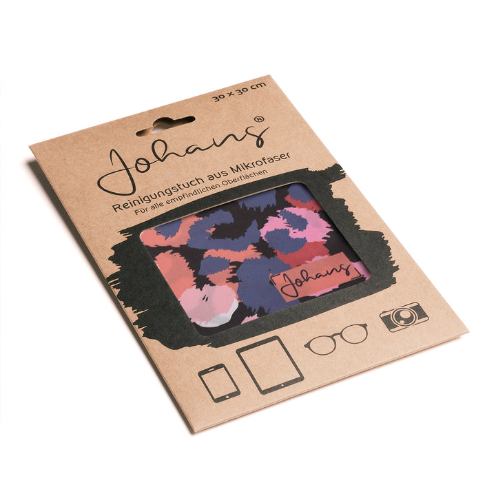 Brillen- und Displaytuch "Pink cheetah"
