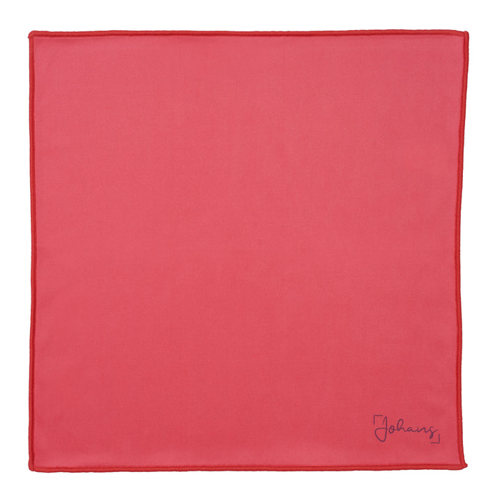 Brillen- und Displaytuch "Hibiskusrot"