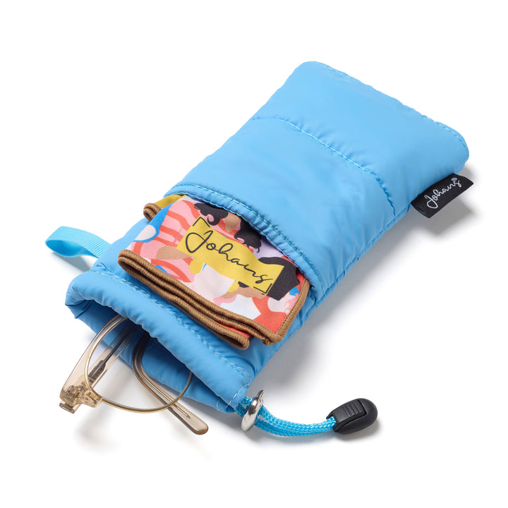 Brillenetui Puffy Bag "Blau"