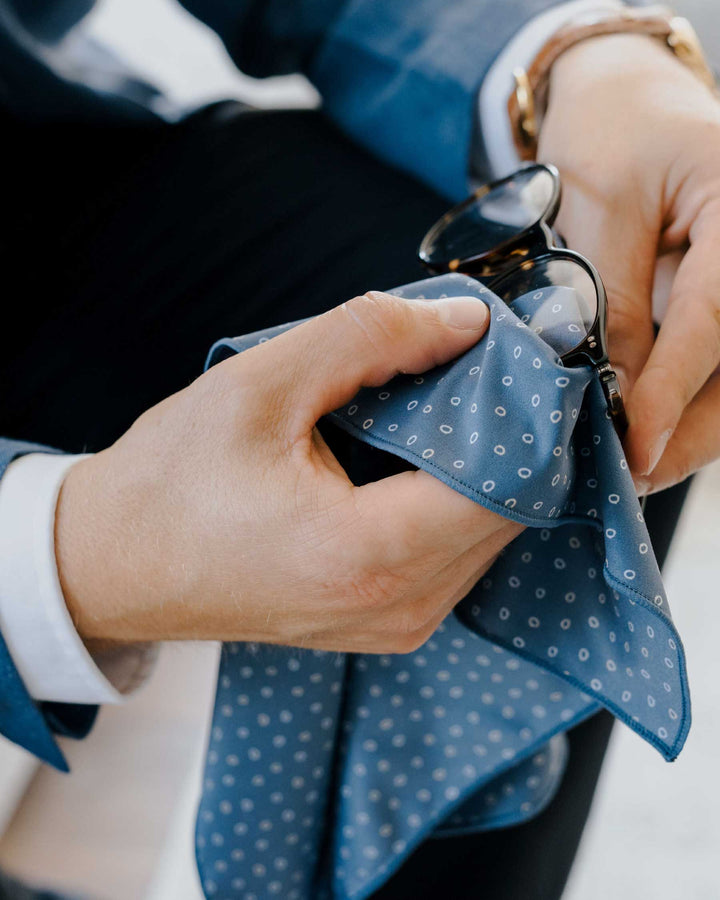 Brillen- und Displaytuch "Kringel"