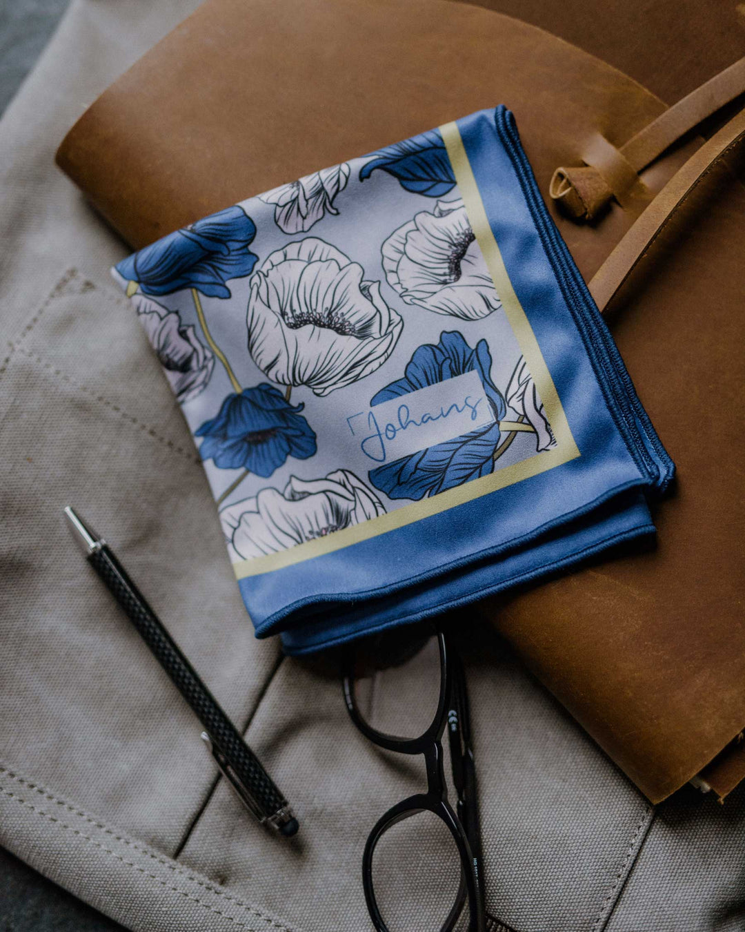 Brillen- und Displaytuch "Mohn"