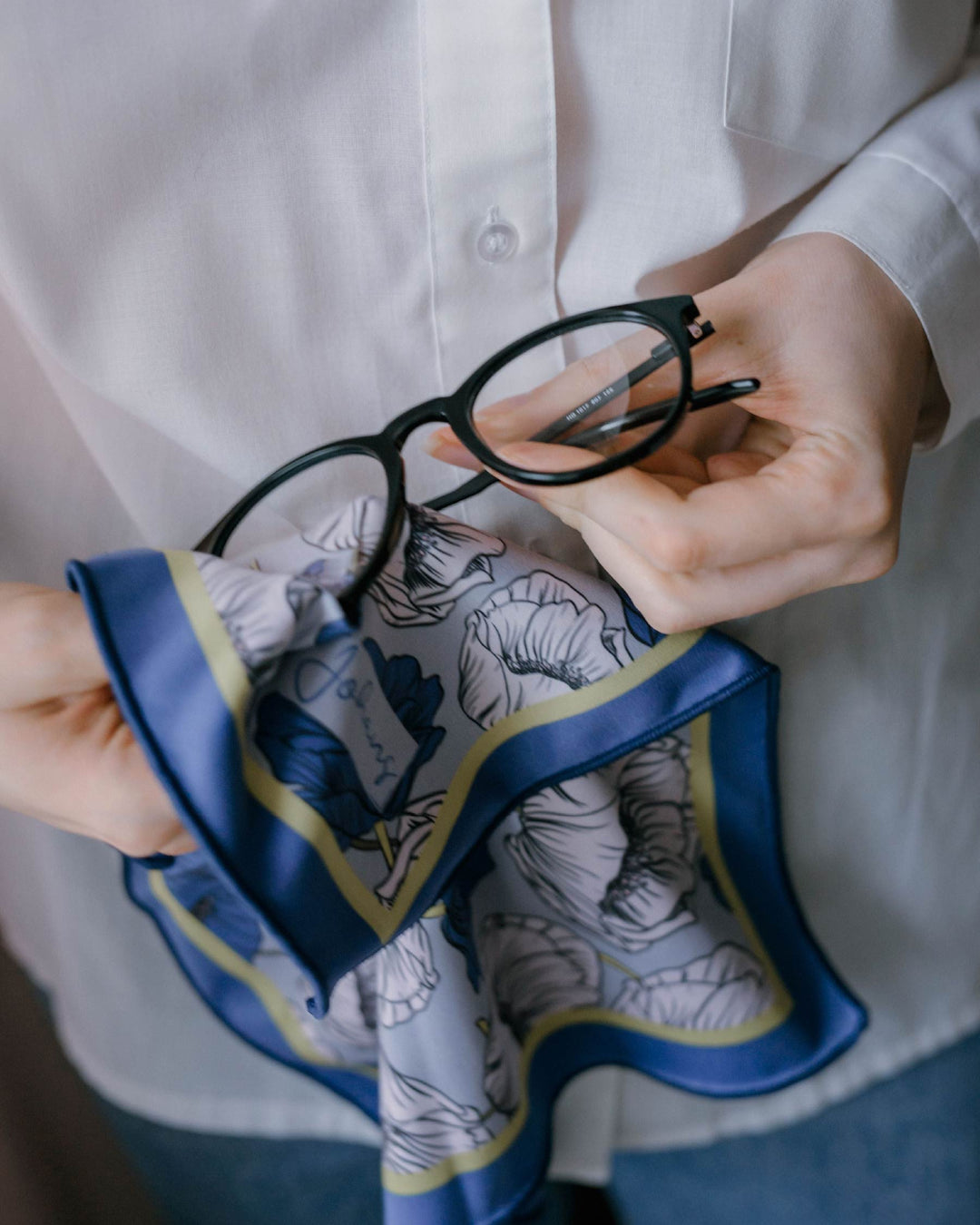 Brillen- und Displaytuch "Mohn"