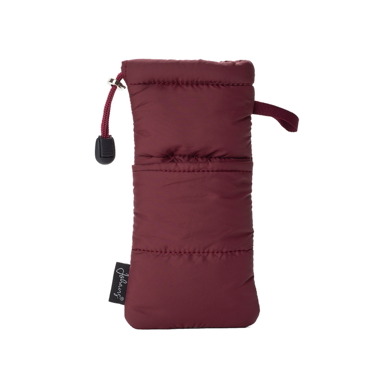Brillenetui Puffy Bag "Burgundy"