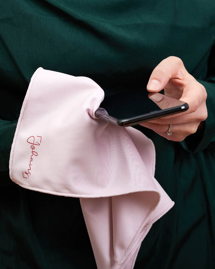 Brillen- und Displaytuch "Rosé"