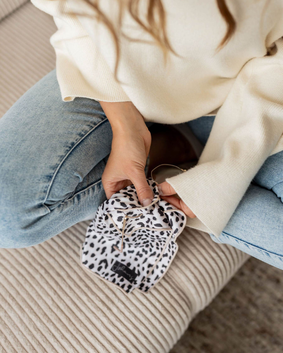 Brillen- und Displaytuch "Leo Grey"