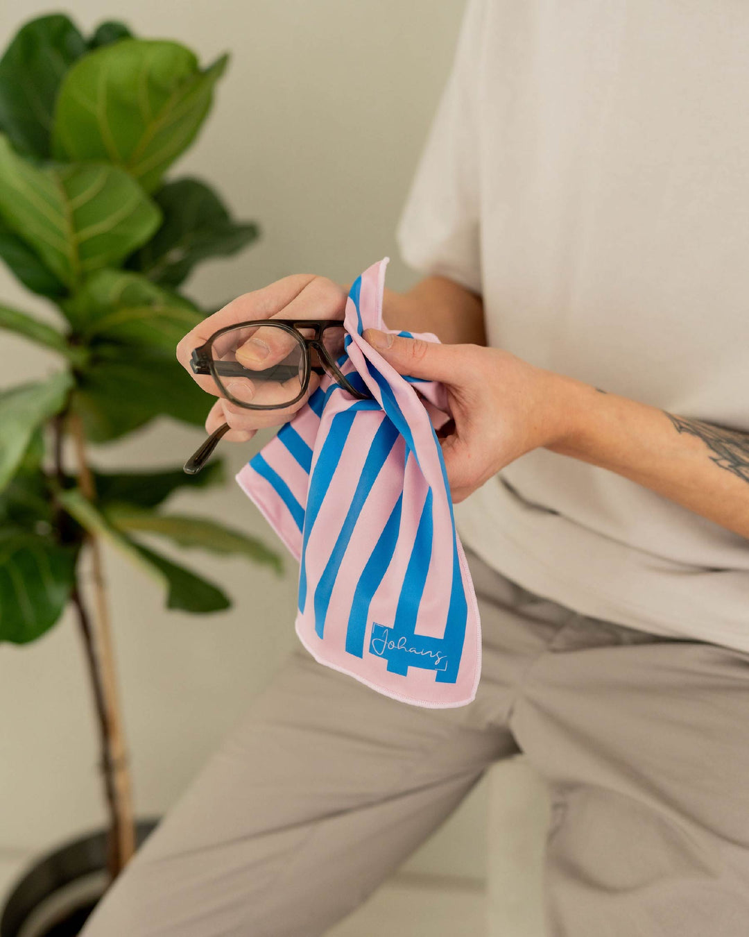 Brillen- und Displaytuch "Stripes"