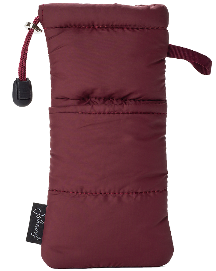 Brillenetui Puffy Bag "Burgundy"