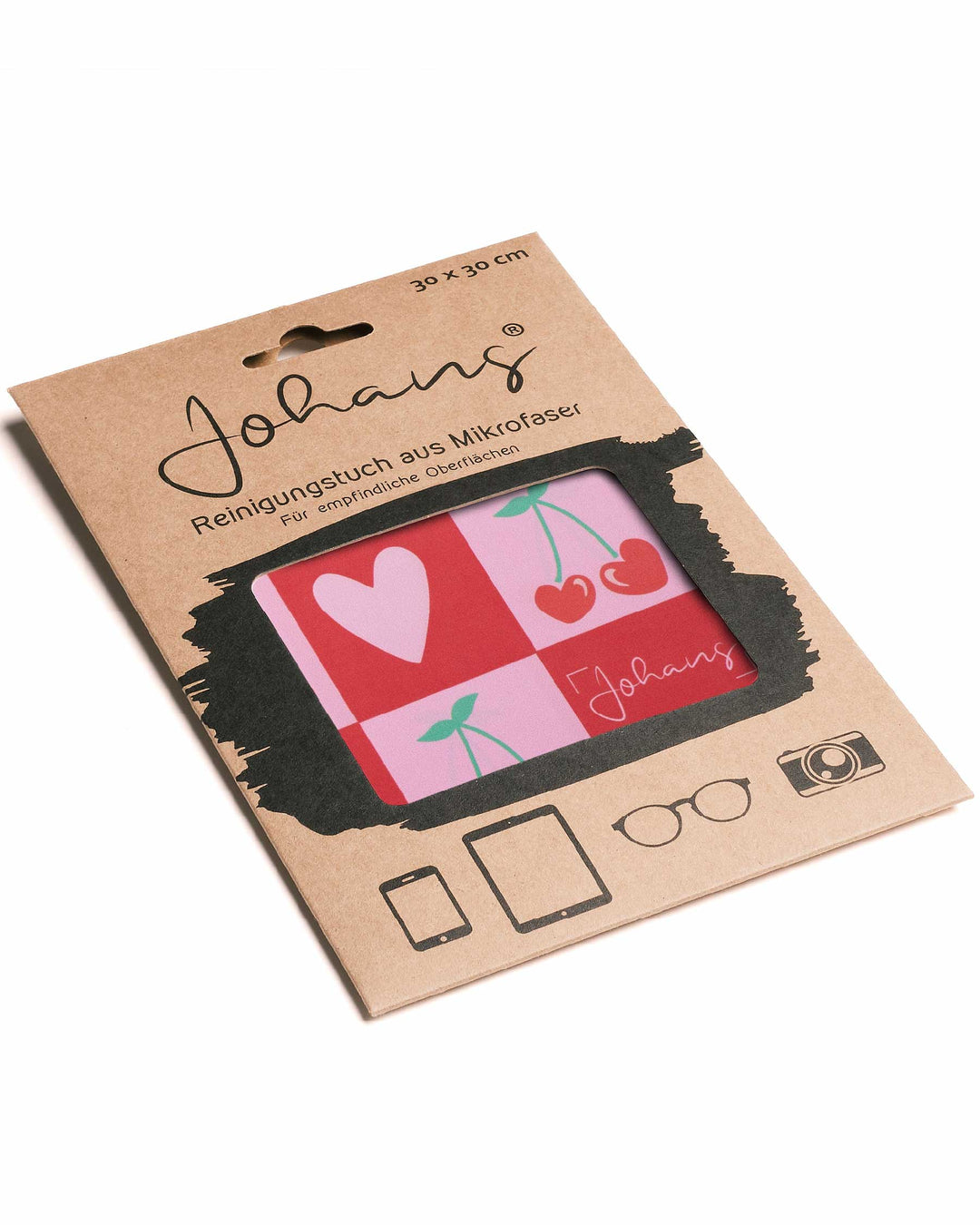 Brillen- und Displaytuch "Cherry Love"