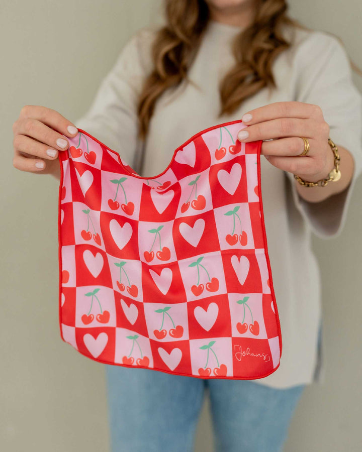 Brillen- und Displaytuch "Cherry Love"