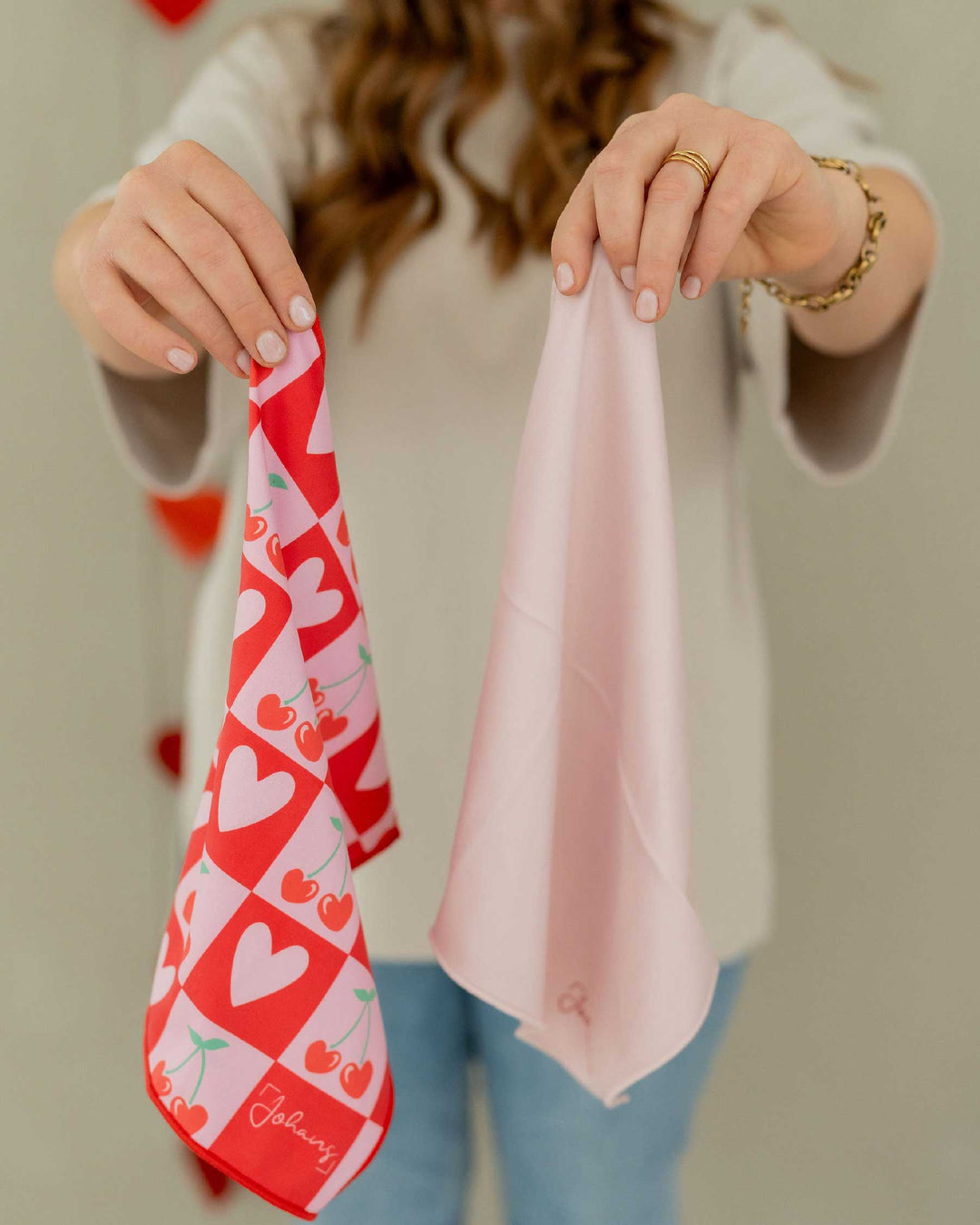 Brillen- und Displaytuch "Cherry Love"