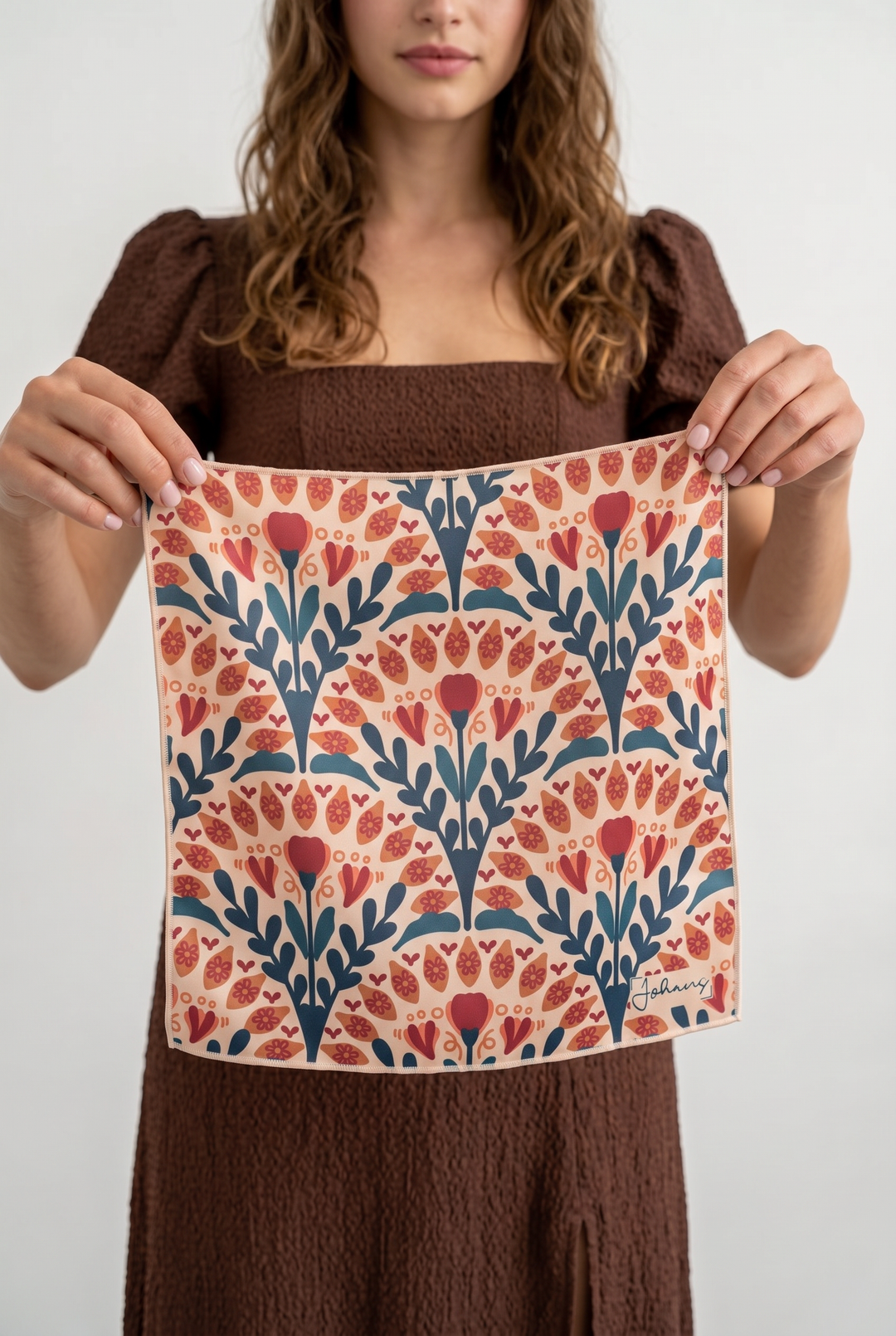 Brillen- und Displaytuch "Vintage Bloom"