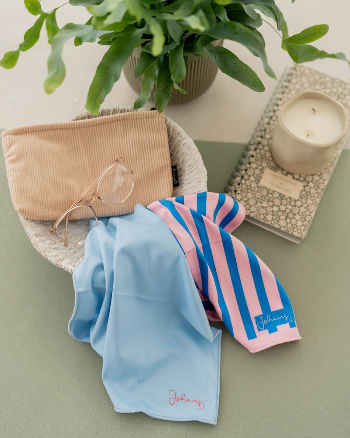 Brillen- und Displaytuch "Himmelblau"