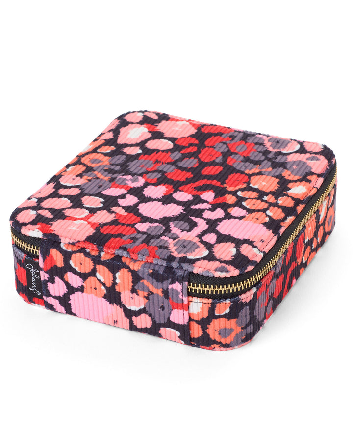 Brillenbox Wild Bloom - Aufbewahrung für 3 Brillen im Cord-Look